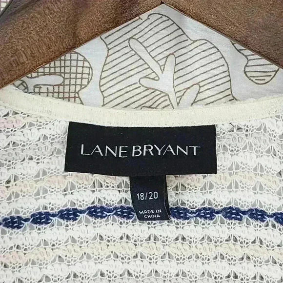 Lane Bryant Open Front Knit Sweater Long Cardigan 18/20 - Picture 4 of 6